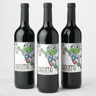 Coquito bien puerto weinetikett