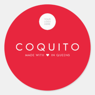Coquito Business Classic Round Sticker
