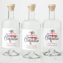 Coquito Frohe Weihnachtsfahne Palm Tree Geschenk T