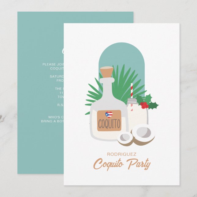 Coquito Holiday Party (Vorne/Hinten)