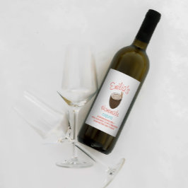 Coquito Rezept Drink Kokosnuss Muschel Weinetikett