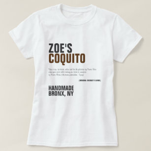 Coquito-rustikale moderne Werbung T-Shirt