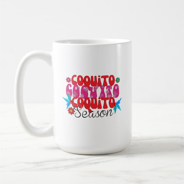 Coquito-Saison, nationaler Coquito-Tag Kaffeetasse (Links)