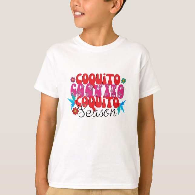 Coquito-Saison, nationaler Coquito-Tag T-Shirt (Vorderseite)