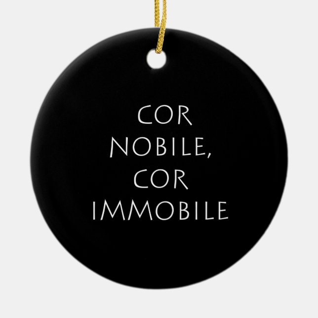 Cor nobile cimmobile keramik ornament (Vorne)