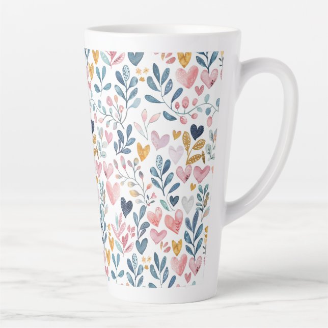 Corações em aquarela milchtasse (Rechts)