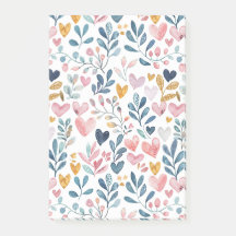 Corações em Aquarela