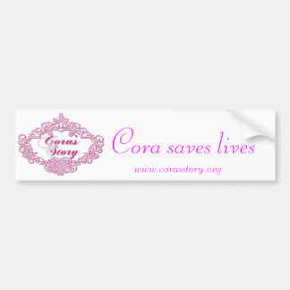 corafinal800, www.corasstory.org, Cora rettet die Autoaufkleber