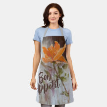 Corail Blooms Tout-En-Imprimé Tablier