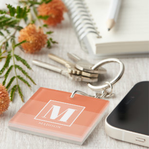 Corail Color Blocks Custom Monogramme Nom