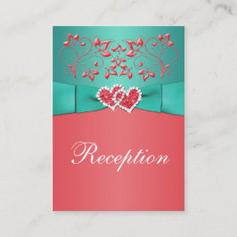 Corail, Floral Turquoise, Cartes Carrosserie