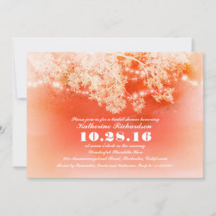 Corail phares nuptiale invitation de douche