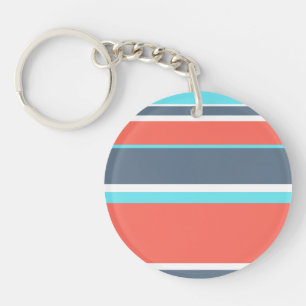 Corail vivant, bandes bleues et grises