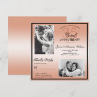 Coral 35. Hochzeitstag Doppeltes Foto