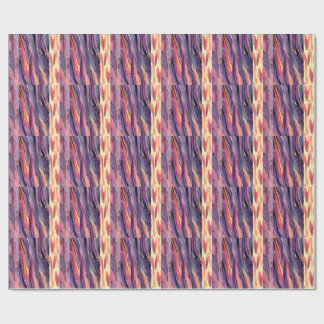 coral and violet pattern geschenkpapier