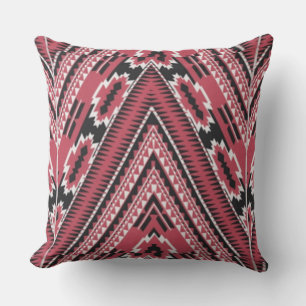 Coral Aztec Kissen