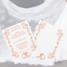 Coral Bells Scrollwork Design Wedding