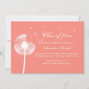 Coral Best Wives Graduation Invitation