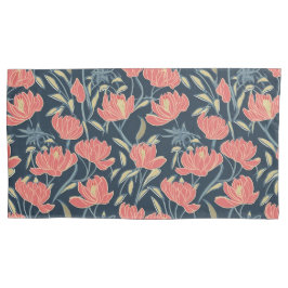 Coral Breeze Floral Kissenbezug