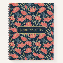 Coral Breeze Floral Personalisiert