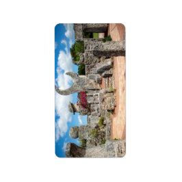 Coral Castle Flexible Magnet Adressaufkleber
