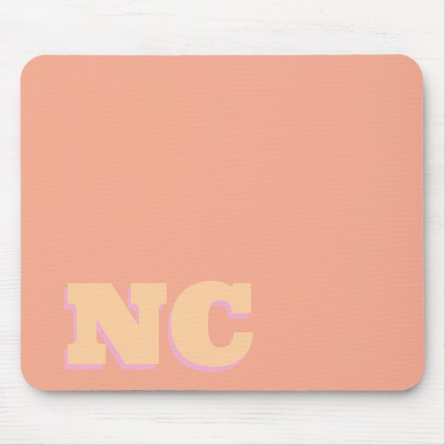 Coral Computer Mouse Mousepad (Vorne)