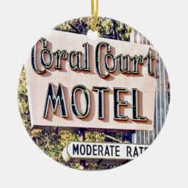 Coral Court Motel, St. Louis, Weihnachtsschmuck, Keramik Ornament