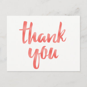 Coral danke Ihnen Postkarten