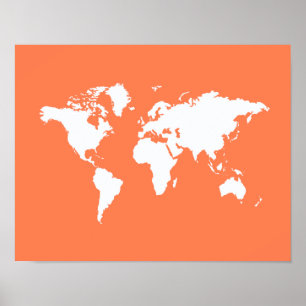 Coral Elegante World Poster