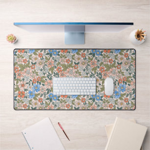Coral Garden Blume Muster Schreibtischunterlage