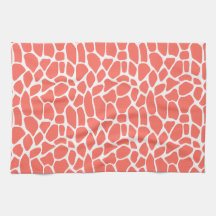 Coral Giraffe Muster