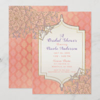 Coral Gold Lavender marokkanisches arabisches Brau