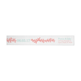 Coral Heart Aqua Beach Wedding