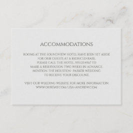 Coral Heart Wedding Begleitkarte