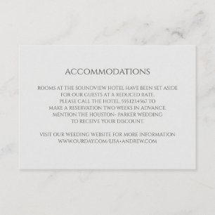 Coral Heart Wedding Begleitkarte