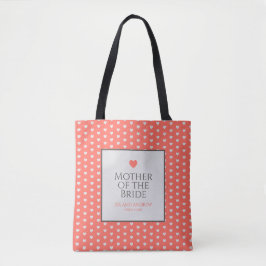 Coral Heart Wedding Tasche