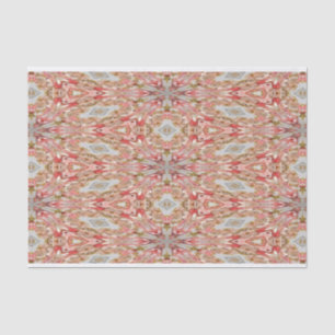 Coral Kaleidoskop Seidenpapier