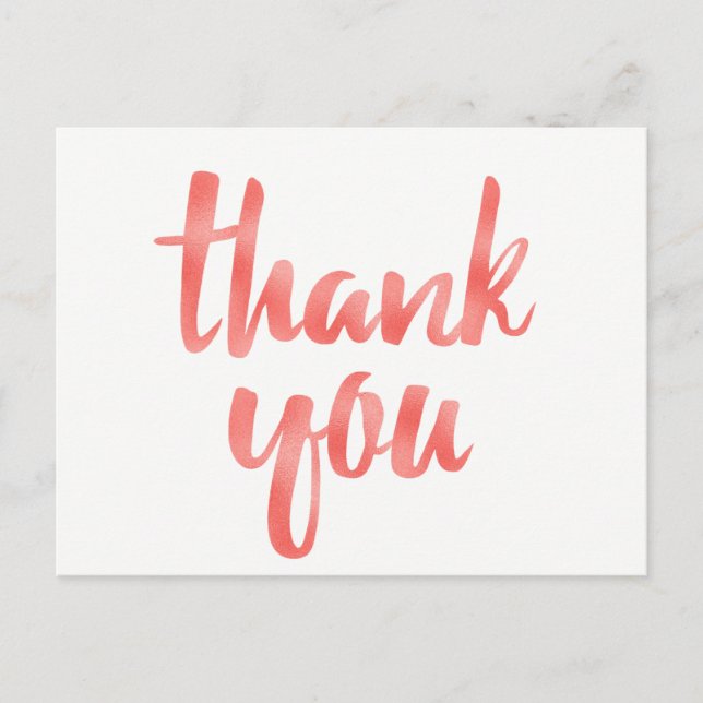 Coral merci cartes postales (Devant)