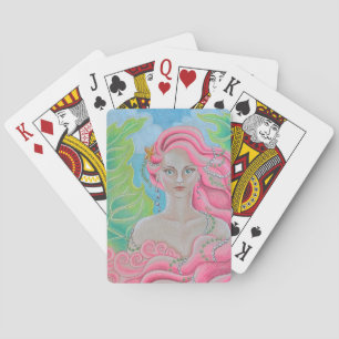 Coral Mermaid Deck of Cards Spielkarten