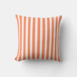 Coral Modern Stripes Kissen