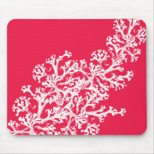 Coral Motif Mousepad