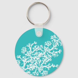 Coral Motif Schlüsselanhänger