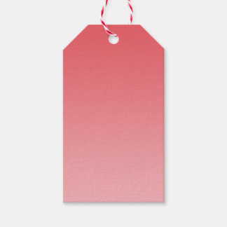 Coral Ombre Geschenkanhänger