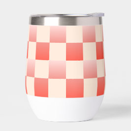 Coral Peach Gradient Checked