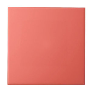 Coral Perfection Elegant Solid Coral Keramik Tile Fliese
