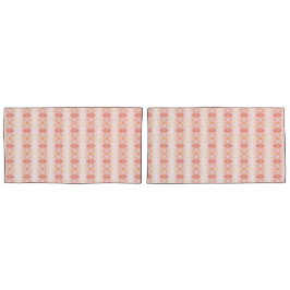 Coral Pink Gemusterte PIllow Hüllen Kissenbezug