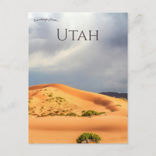 Coral Pink Sand Dunes State Park in Utah Postkarte