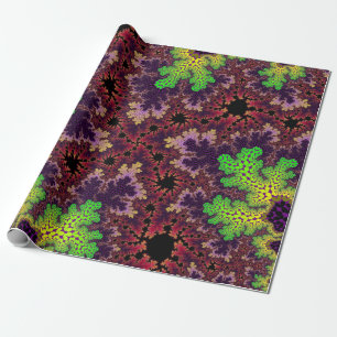 Coral Rainbow Speckle Geschenkpapier