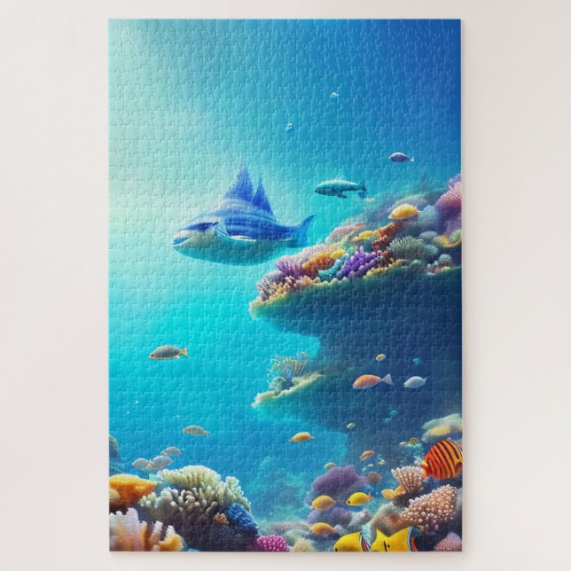 Coral Reef 1014 Stück Jigsaw Puzzle (Vertikal)