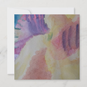 Coral Reef Abstrakt Art Flat Card